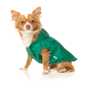 Flipside Raincoat - Green/Beige