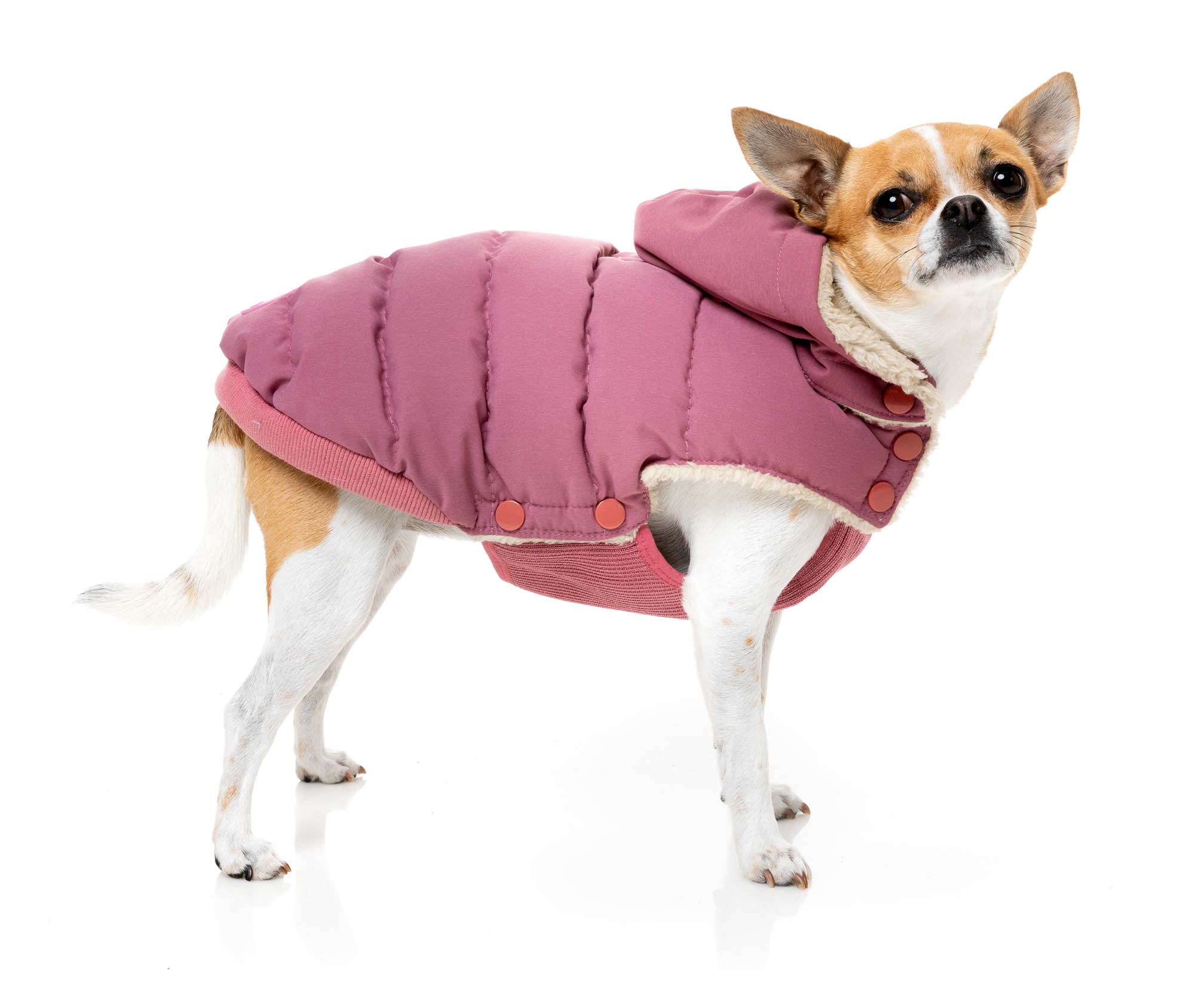 Essential Puffer Jacket - Mauve