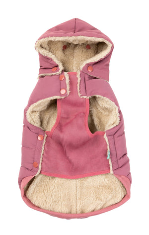 Essential Puffer Jacket - Mauve