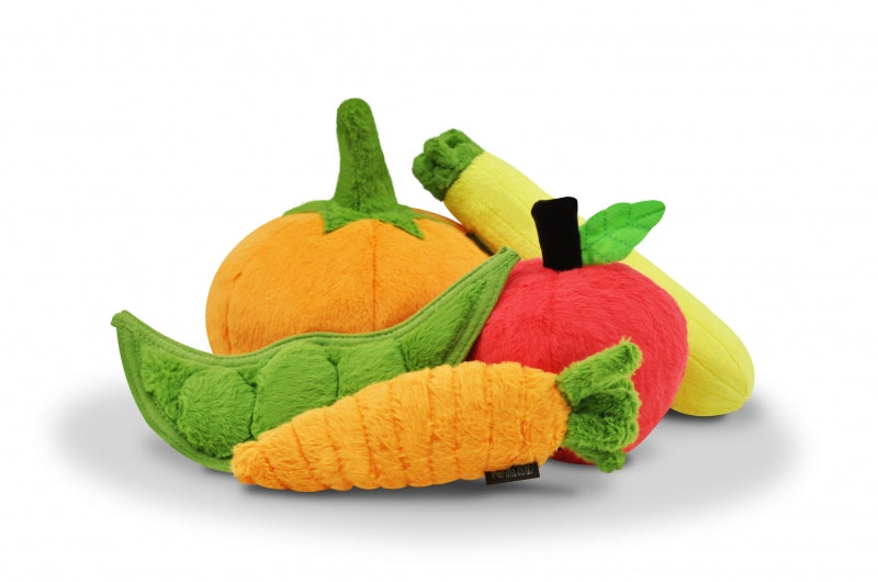 Pumpkin Plush Dog Toy