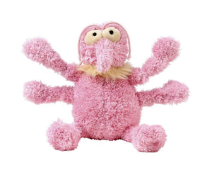 Scratchette The Pink Flea Plush Dog Toy