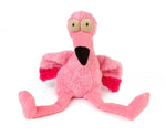 Flo The Flamingo Plush Dog Toy