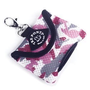 Pink Camo Mesh Poo Bag Dispenser