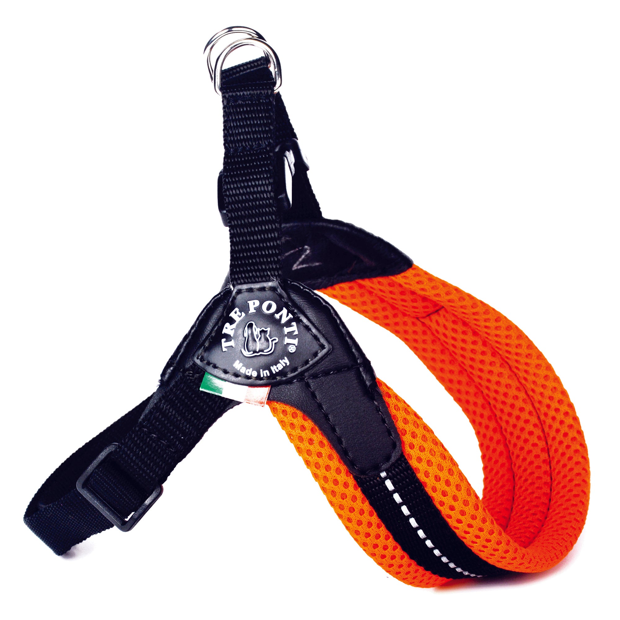Easy Fit Mesh  Fluo Orange Harness with Adjustable Girth