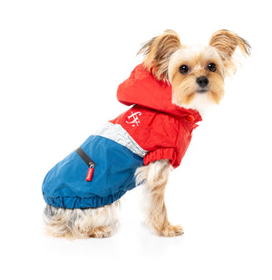 The Seattle Raincoat - Red & Blue - SPECIAL OFFER!