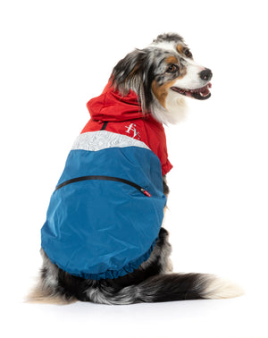 The Seattle Raincoat - Red & Blue - SPECIAL OFFER!