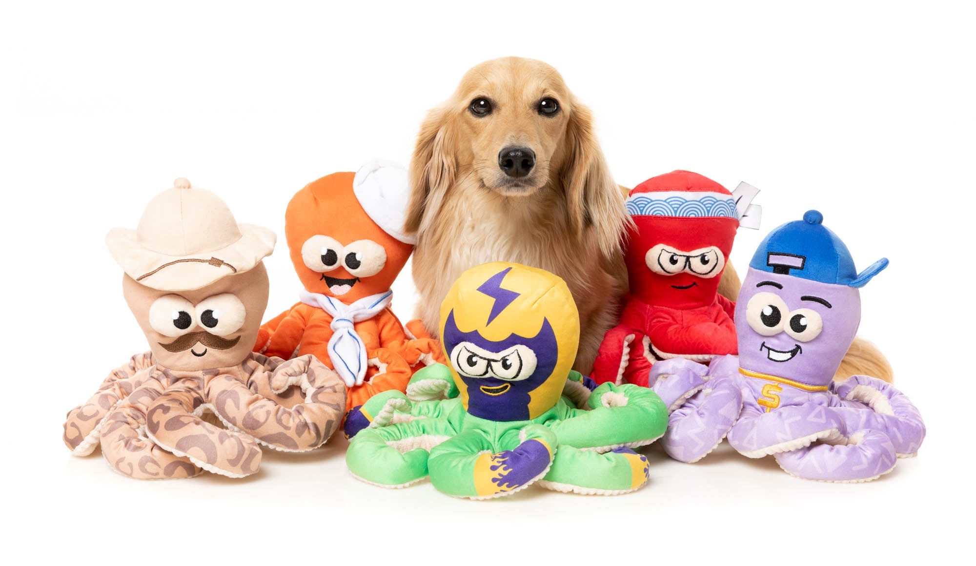 Octo-Posse Dog Toy - Sailor Squiggles