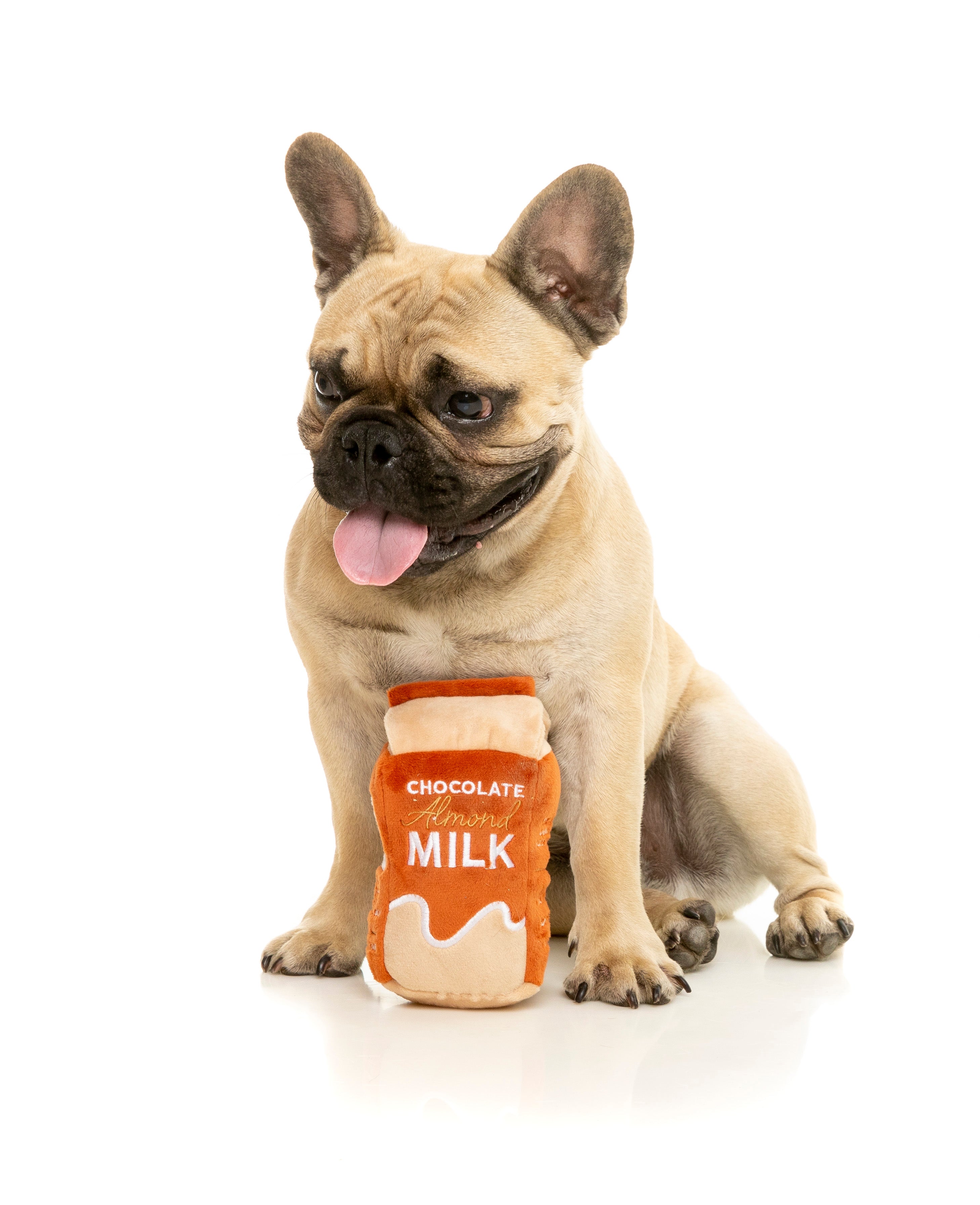 Chocolate Almond Milk Dog Toy
