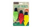 Feline Frenzy Christmas Lights Cat Toy Set of 3