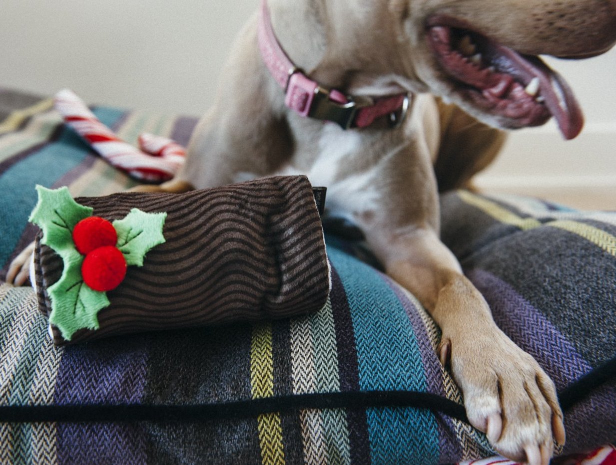 Christmas Yule Log Plush Toy