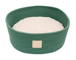 FuzzYard Life Rope Basket Bed - Myrtle Green