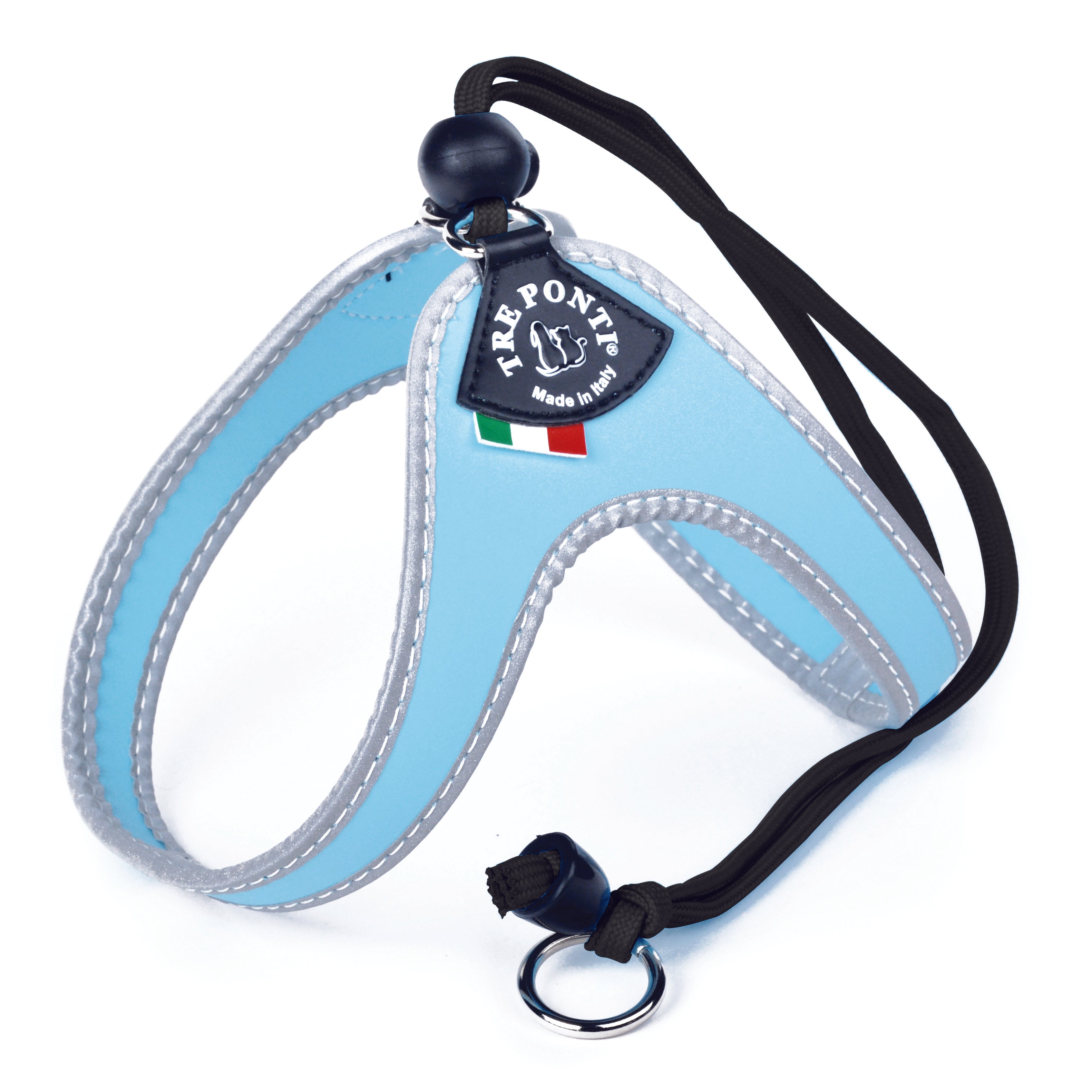 Easy Fit Liberta Light Blue Harness with No Escape Adjustable Closure
