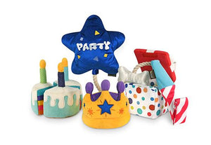 Party Time Raise The Woof Party Horn Plush Dog Toy