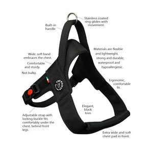Primo Plus Black Harness with Handle